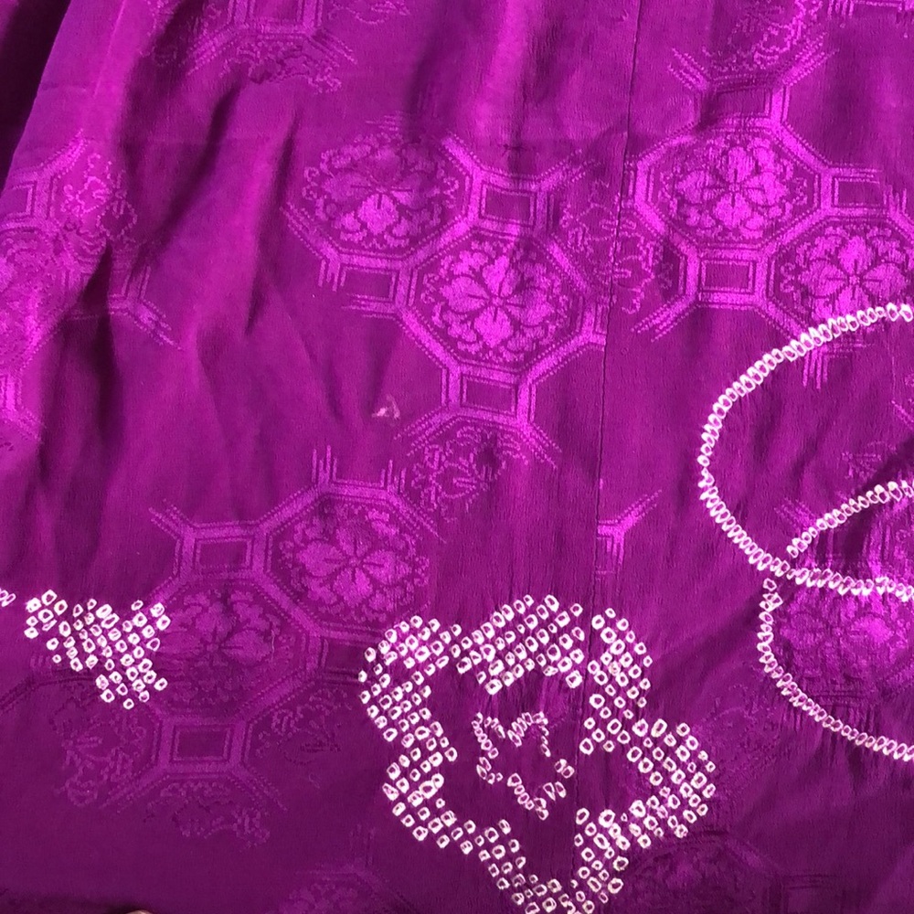 Purple silk kimono - Picture 11 of 11